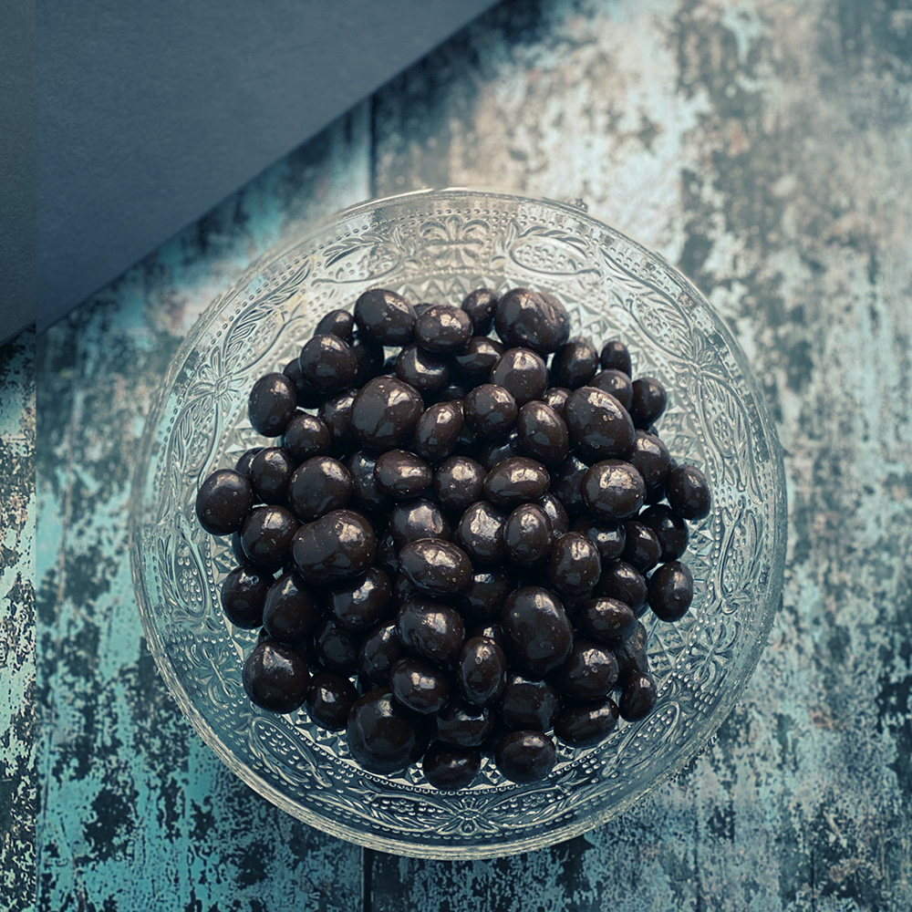 Choc covered coffee beans